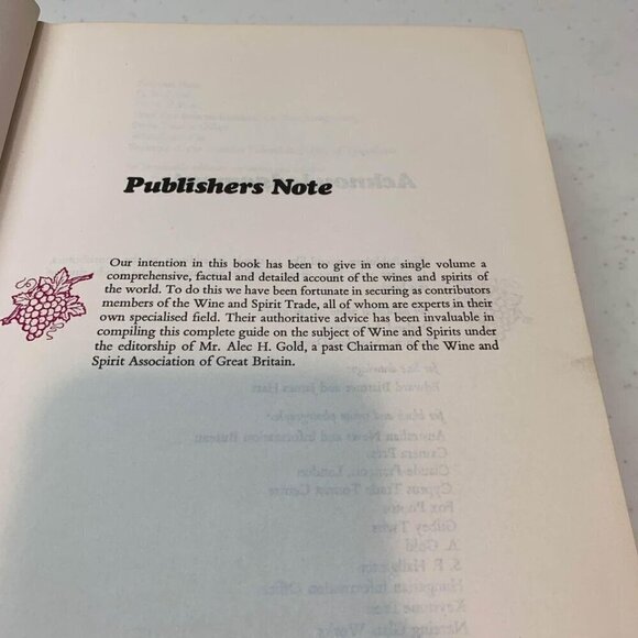 1972 Wines and Spirits of the World Book - Picture 4 of 6